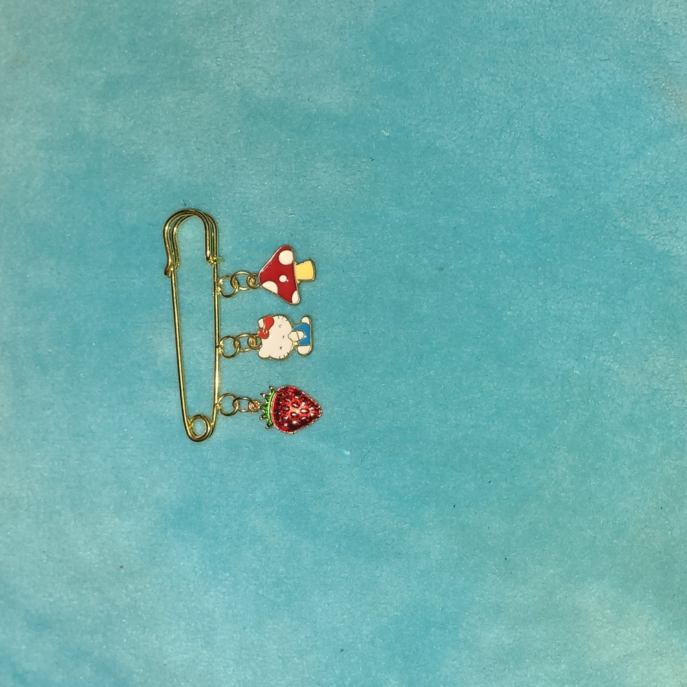 Hello Kitty Dangle Pin - Picture 2 of 3